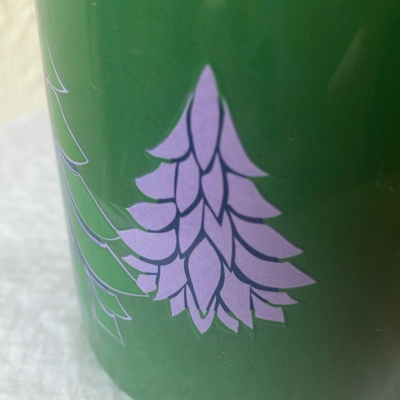 Starbucks: 2020 Green Ceramic Mug- Purple Tree Design- 16oz - Picture 6 of 16